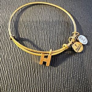 Alex and Ani Gold Charm Bangle Bracelet